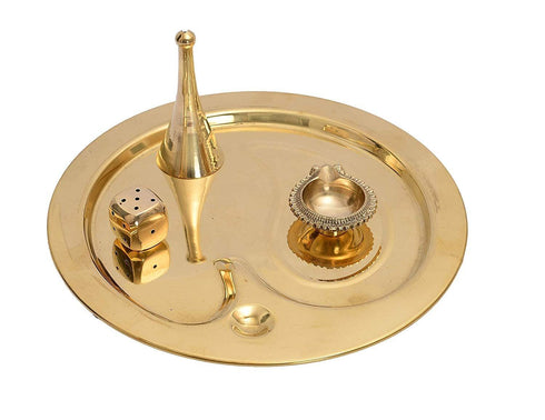 Brass Pooja Thali 0.41kg